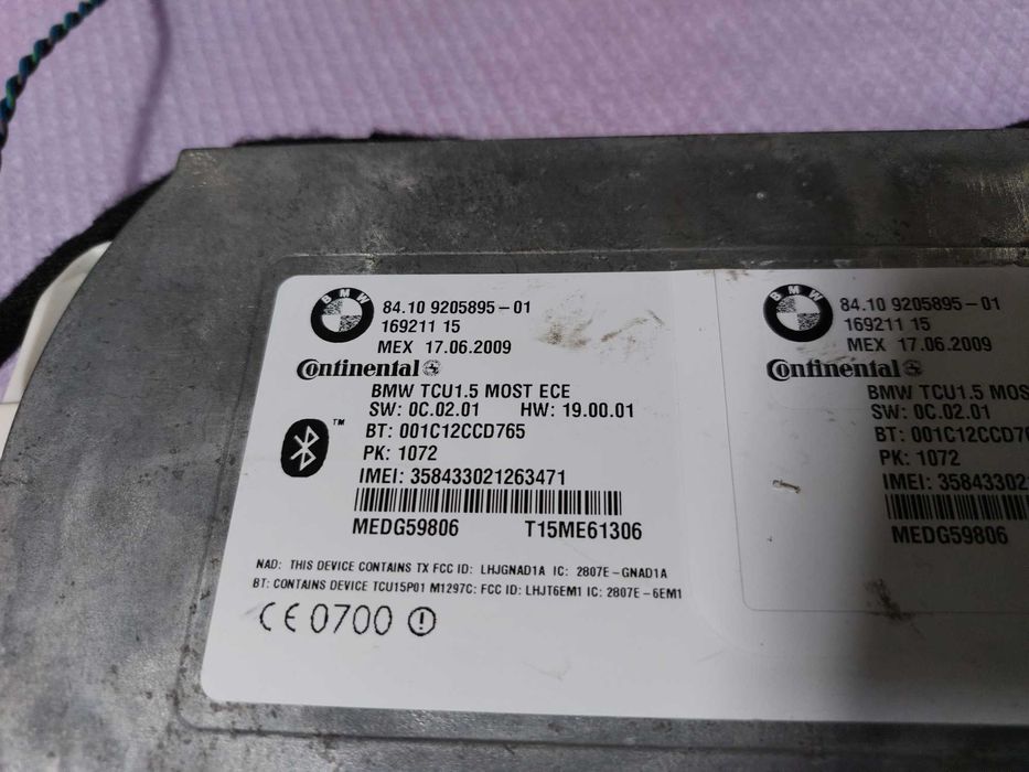 Modul Bluetooth BMW Cod 9231091 Cod 9177754 Cod 9205895