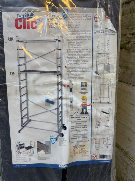 Schela mobila aluminiu 4,5 mt