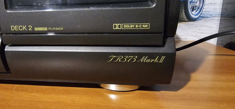 Muzica la casetofon dublu deck Technics RS TR 373 M2