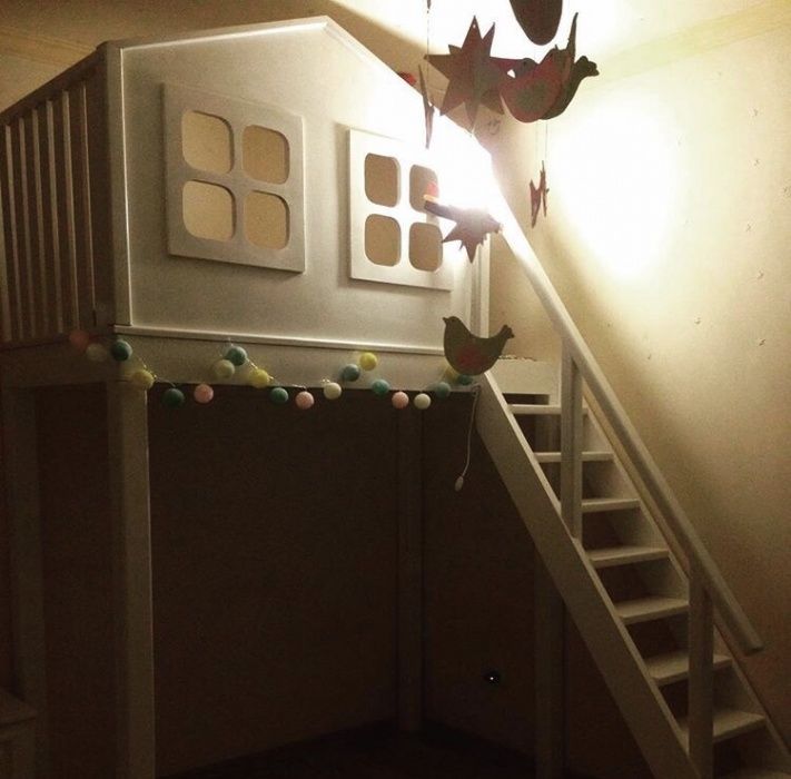 Детская кровать чердак