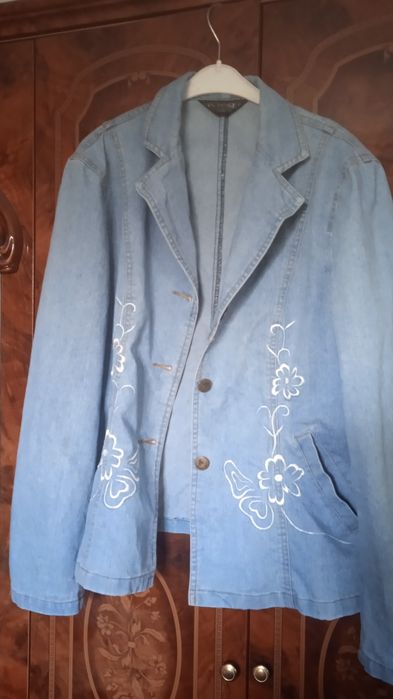 Пиджак женский джинсовый