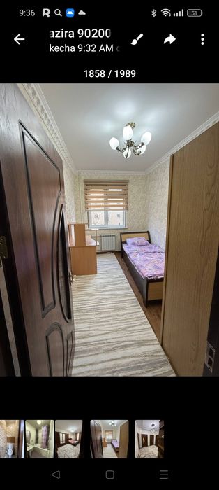 Chilonzor10 3xona 3etaj 4etajli 94000$