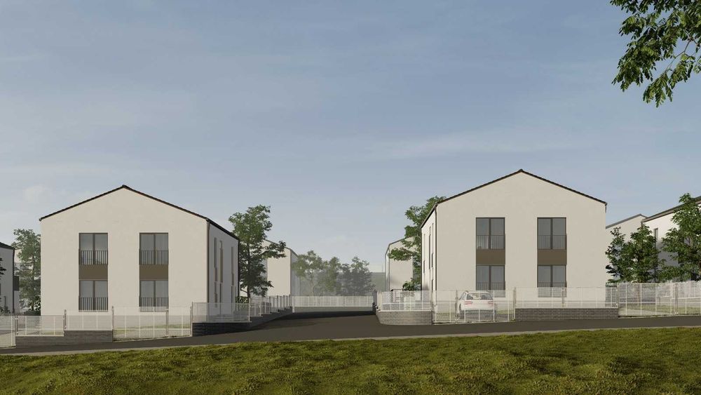 Lot de teren 600 mp de vanzare cu utilitati si autorizatie de constructie duplex in Cristesti