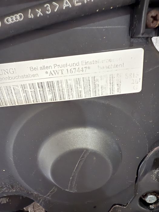 Двигатель пассат AWT AWM ауди