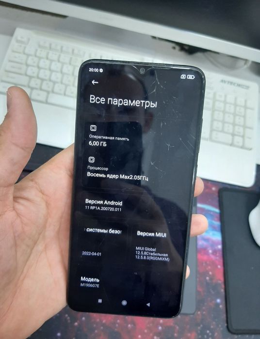 Xiaomi redmi not 8 pro 128 tali