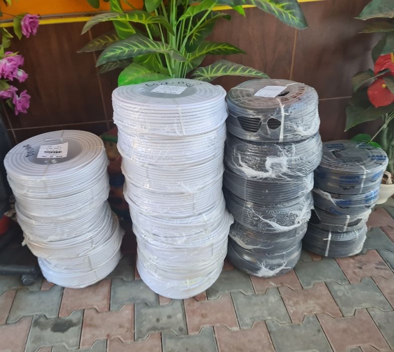 Cablu electric litat 100m 2x1,5/2x2,5/ 3x1,5/ 3x2,5