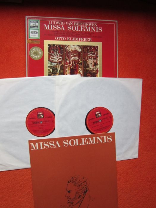 rar Beethoven Solemnis Otto Klemperer vinil 1983 Germany impecabile