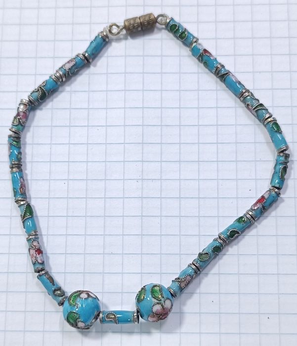 Старинный браслет перегорочиткя эмаль Китай 50е годы!