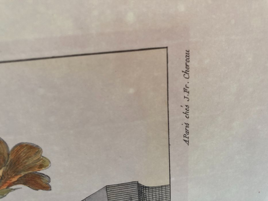 Френска литография 18 век