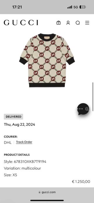 Оригинален пуловер GUCCI