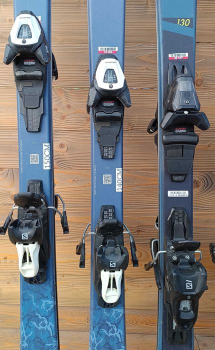 Schi, ski, schiuri second hand Salomon Pulse, QST Max JR, QST Lux JR