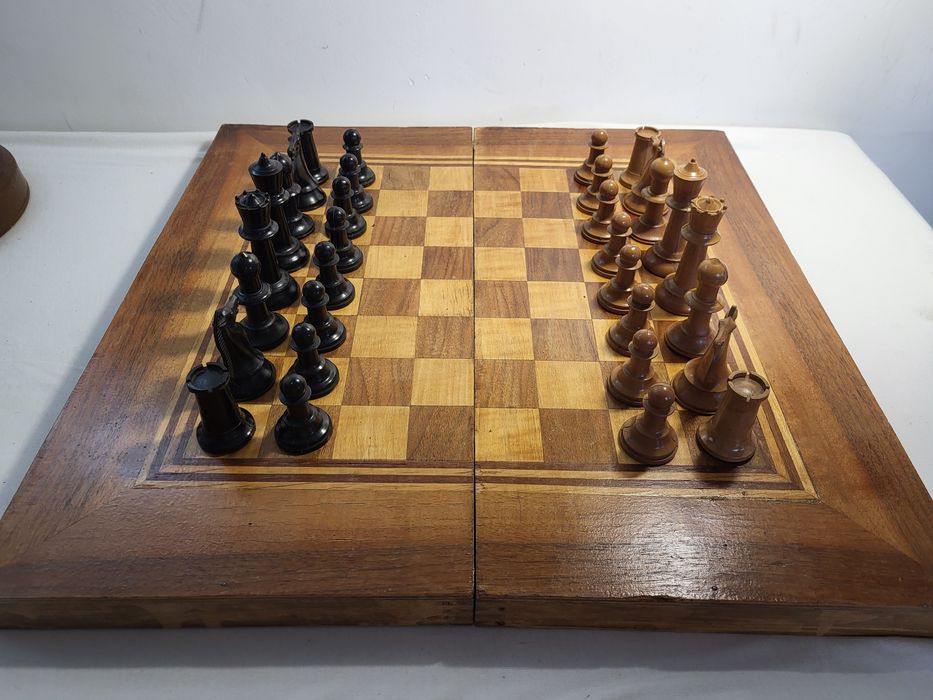 #1 Дървен шах и табла