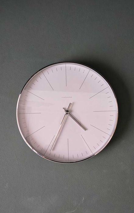 Vand ceas de perete Junghans Design Max Bill 1956