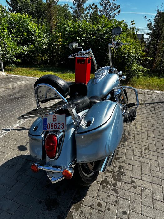 Kawasaki Vulcan VN 2000 inmatriculat import Canada cu remorca / firma