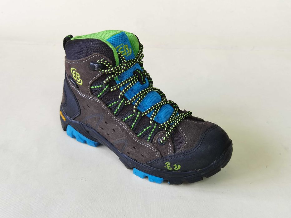 Bocanci piele ghete munte copii 31 32 Brutting - Impermeabili Vibram
