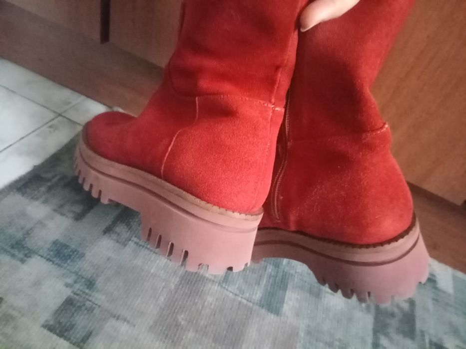 Ghetuțe damă piele întoarsă