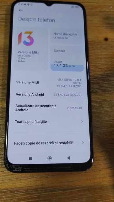 Xiaomi Mi 10 Lite 5G telefon