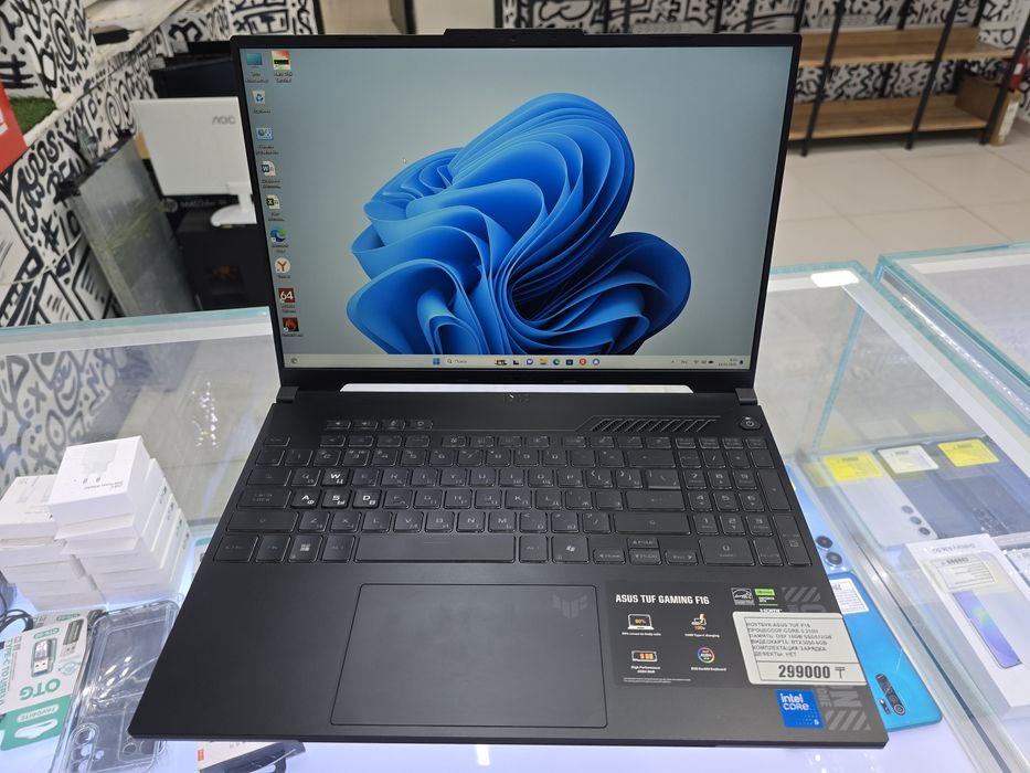 Asus Tuf F16 core 5 210H озу 16gb ssd512gb Rtx3050 6gb