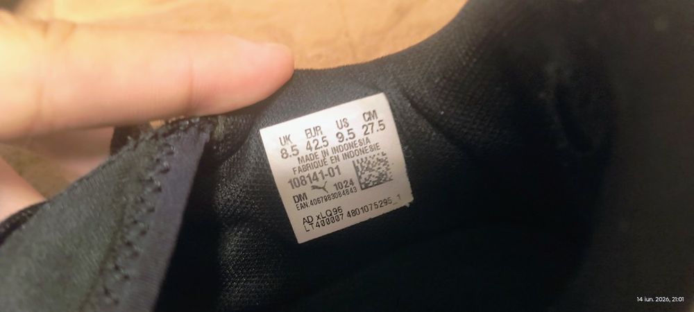 Adidași de fotbal Puma Future Play fg/ag(cu crampoane) de marimea  eur 42.5