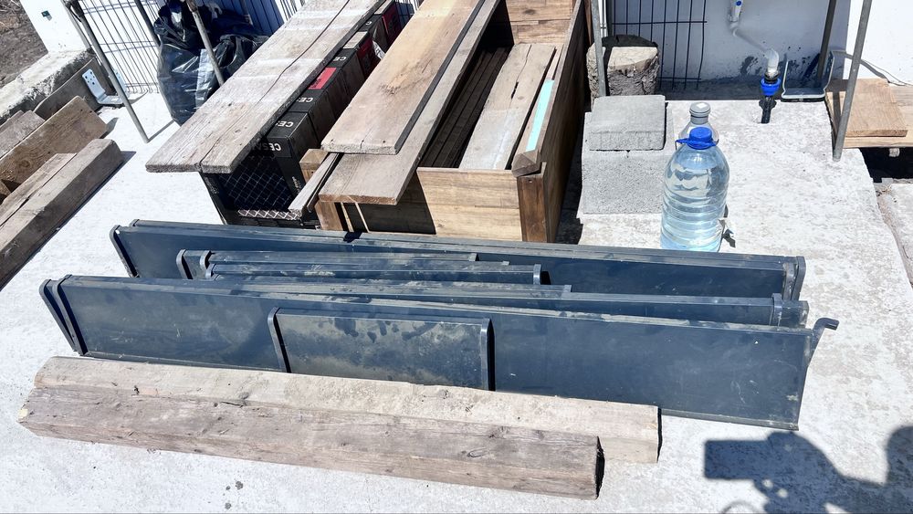 Glaf / pervaz aluminiu ferestre, gri antracit RAL 7016M 21x0.18x2mm