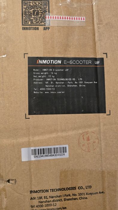 Trotineta electrica inmotion L8f