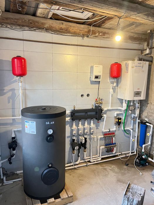 Ремонт двух контурных котлов ва сантехника электрик хизматлари