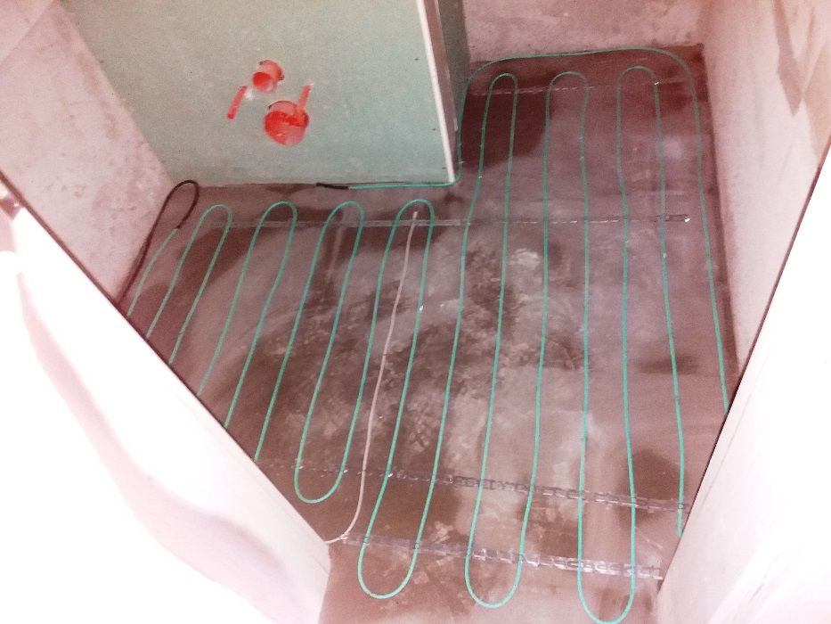 Монтаж на подово отопление инфрачервено под ламинат и кабелно под тера