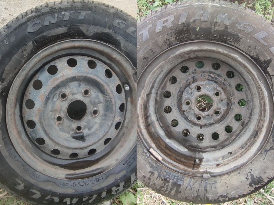 Колесо с дискоми 14