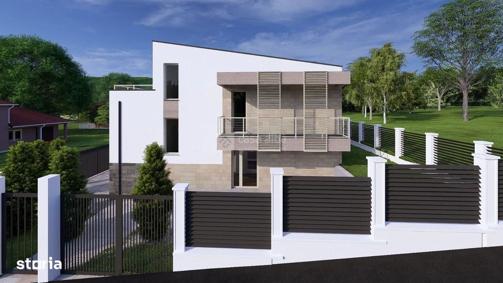 Bucium - teren 398mp cu autorizatie constructie D+P+E, toate utilitati