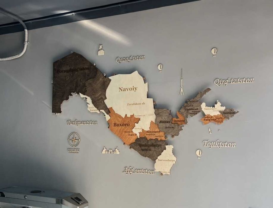 Uzbekistan kartasini