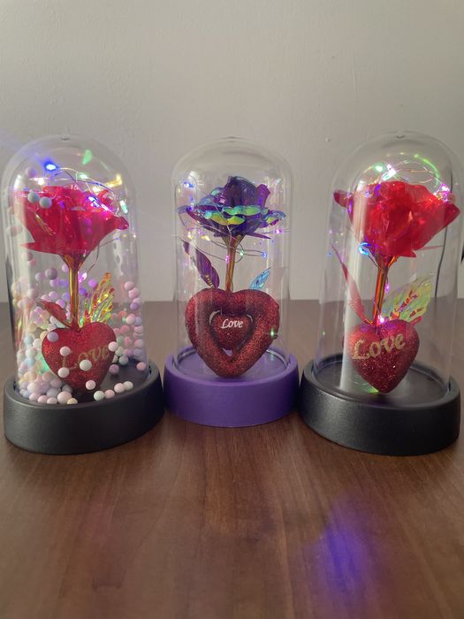 Trandafir In Cupola Cadou de Valentines Day