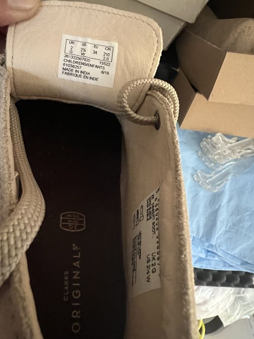 Clarks boots - Desert Sand 34