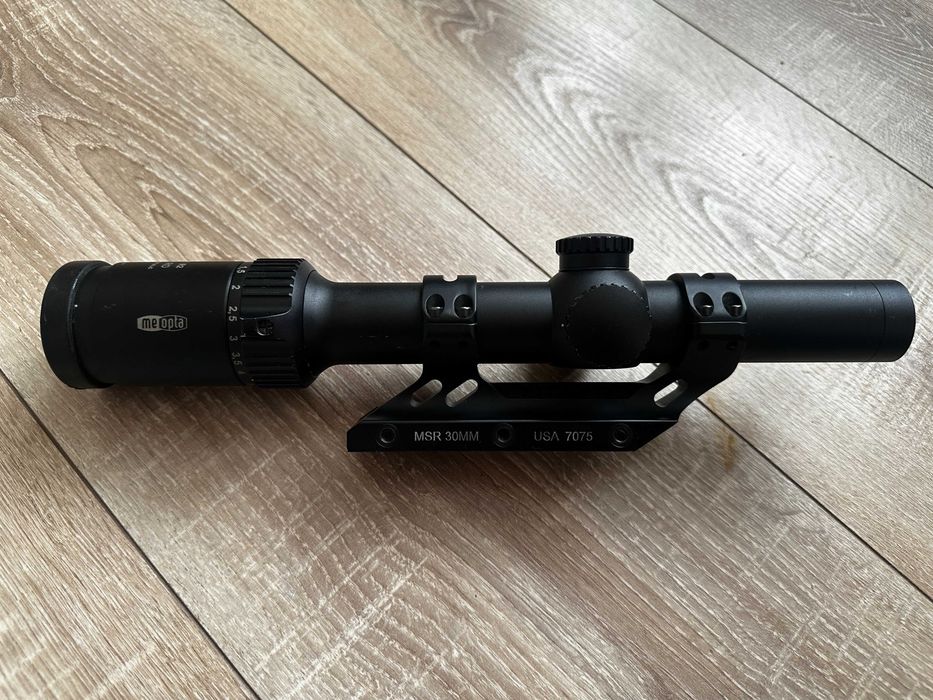 Meopta MeoStar R2 1-6x24 RD K-Dot 2 и монтаж.