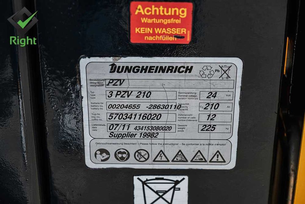 Стакер Jungheinrich EJC 14G / ЛИЗИНГ