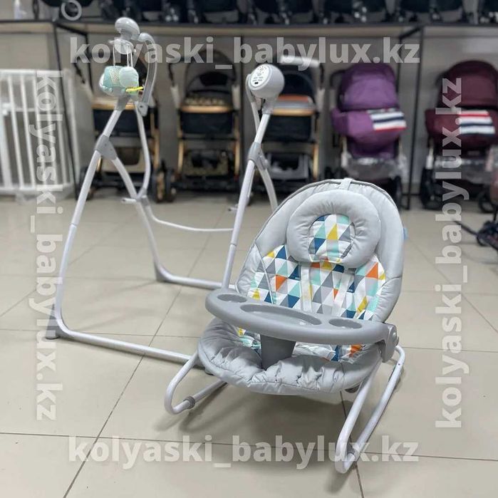 Электрокачеля шезлонг Maribel 2в1 / Новое в упаковке!