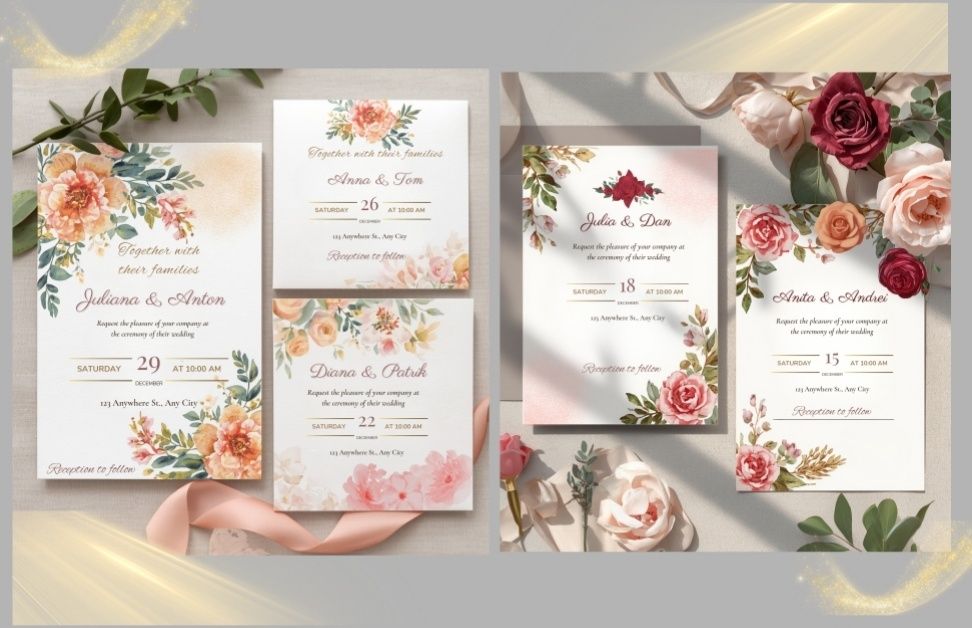 Invitații personalizate si digital pentru Evenimente Speciale