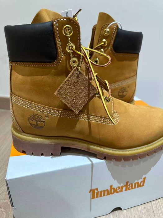 Timberland Yellow Boots, Size 40, New, Only Tried On Once