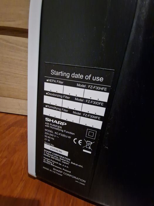 Purificator aer SHARP Plasmacluster