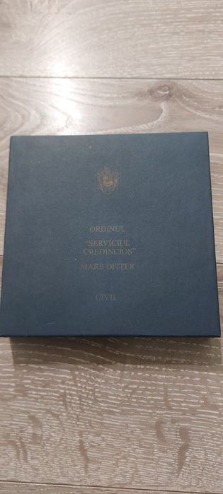 Placa pentru Ordinul National " Serviciu Credincios " in Grad de Mare