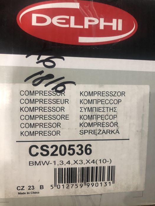 Compresor BMW seria 1,3,4, X3 și x4