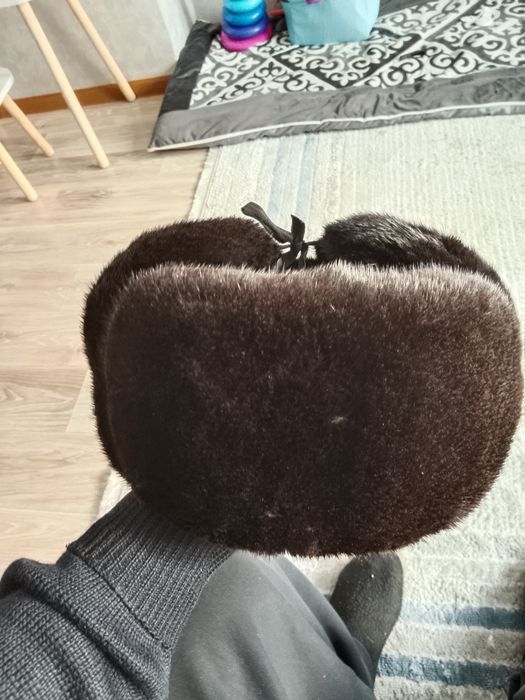 Норковая шапка ушанка