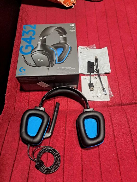 Геймърски слушалки-Logitech-4327.1 с микрофон и гаранция