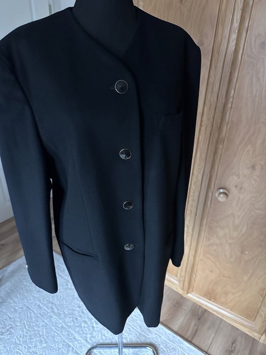 Vand sacou negru lana virgina si casmir M