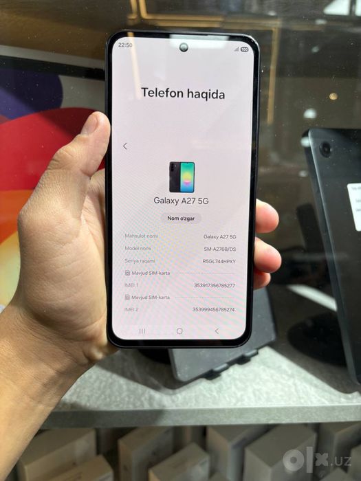Samsung A27 5g yangi