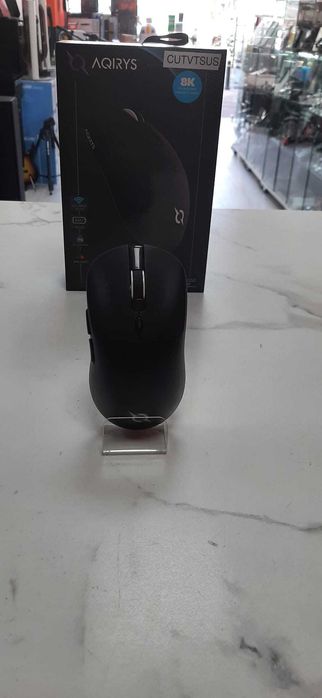 Used Products Dorobanti/Mouse gaming wireless AQIRYS Nova, 56 grame Bluetooth 5.3, 2.4GHz 30000 DPI, Negru/Garantie 12 LUNI