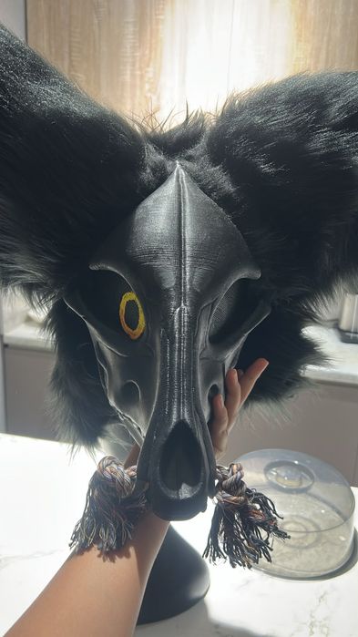 Маска фурри skulldog