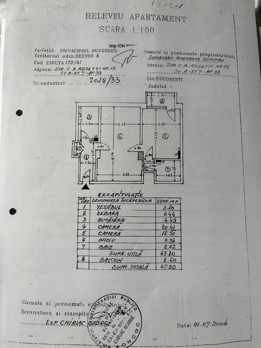 Proprietar ultracentral Bucuresti fara risc seismic