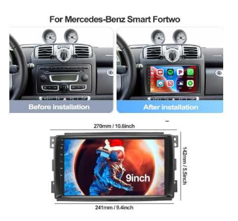 CAMECHO мултимедия за Mercedes-Benz Smart Fortwo W451