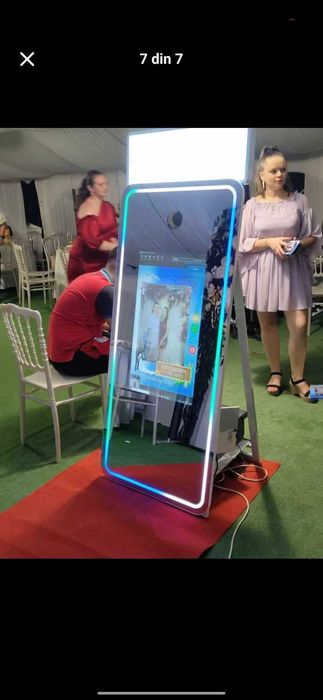 Cabina foto, platforma 360 grade, oglinda magica