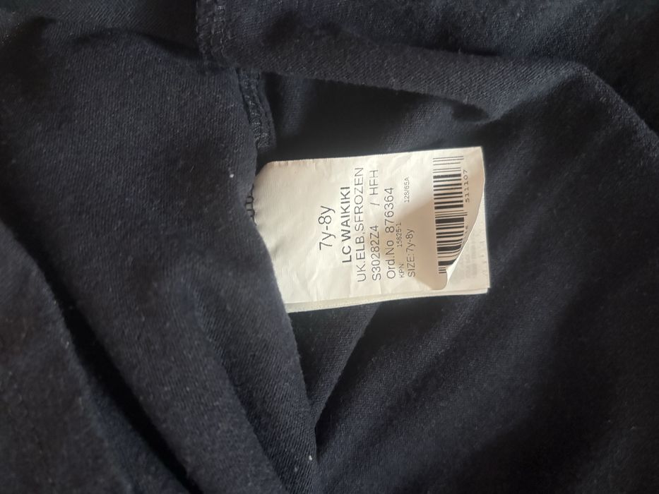 Детска рокля с Елза  7-8 г